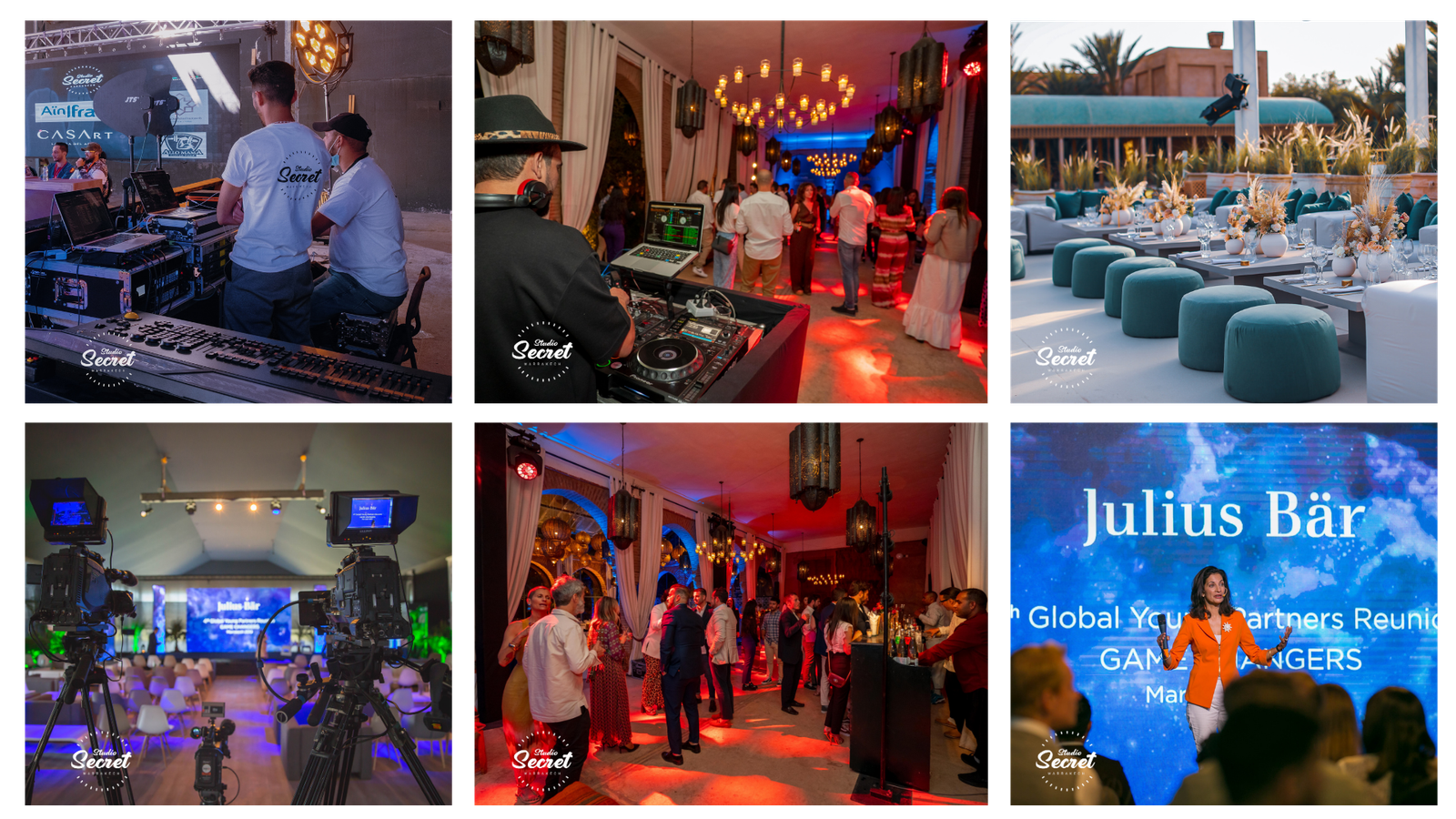 Événement corporate avec régie technique