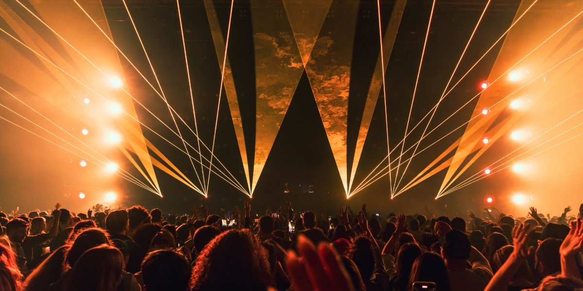 Ambiance lumineuse dans un show