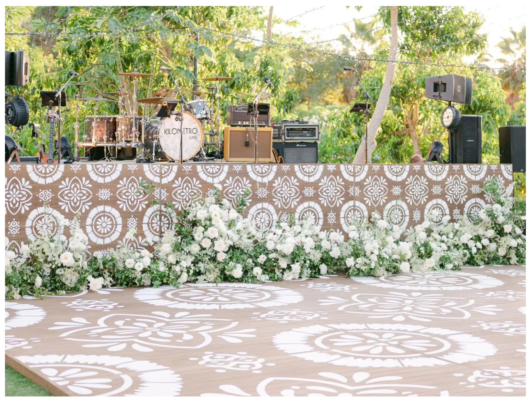 Piste de danse personnalisée pour mariage